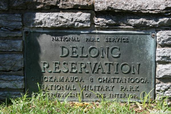 Missionary Ridge: Delong Reservation Plaque