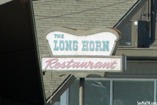 Long Horn Restaurant sign