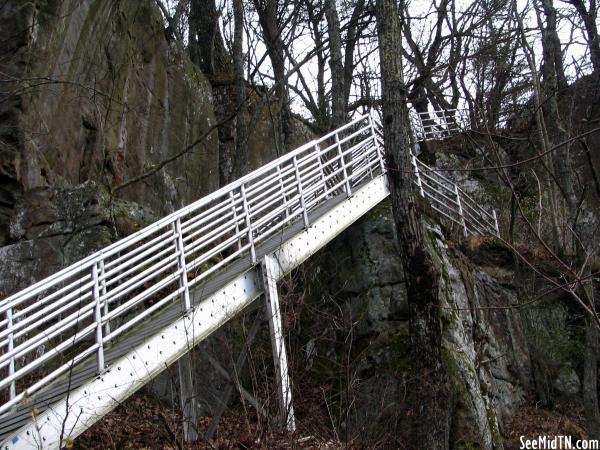 Point Park metal stairs
