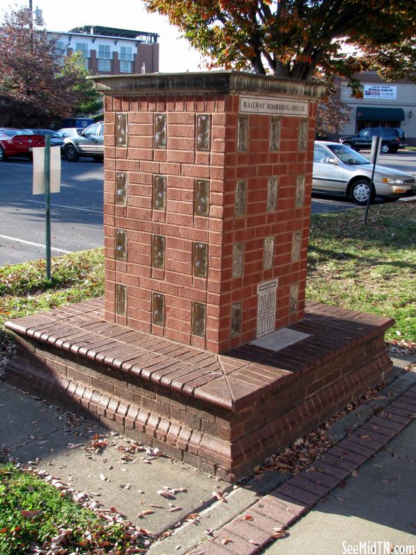 Railway Boarding House brick mini-replica
