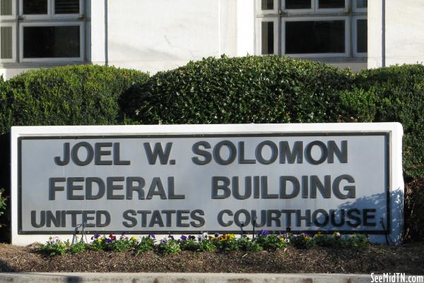 Joel W. Solomon Building sign