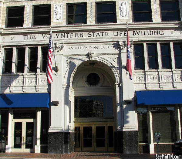 Volunteer State Life Building entrance