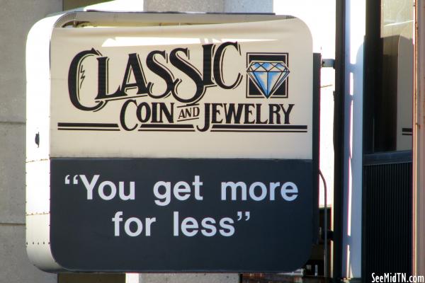Classic Coin and Jewelry sign