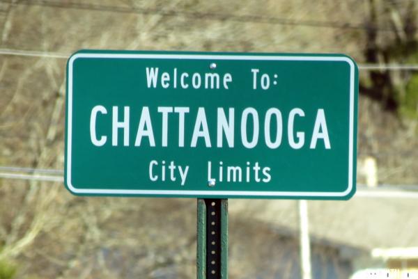 Welcome to Chattanooga City Limits sign
