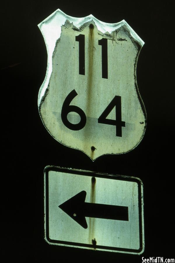 US11 & 64 Sign