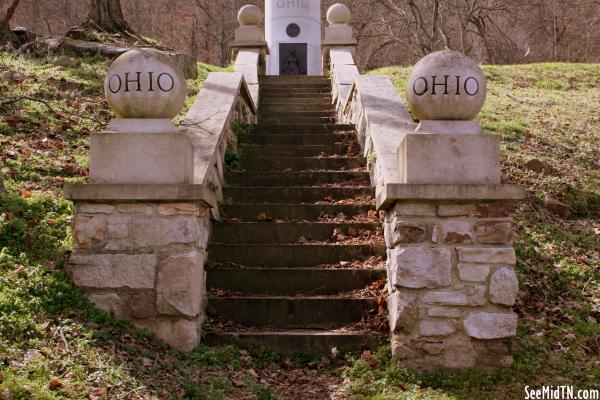 Ohio Monument, Steps leading to