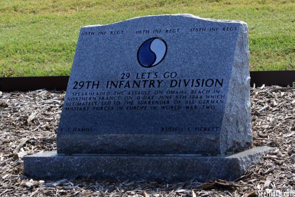 Chattanooga National Cemetery: 29th Infantry Division