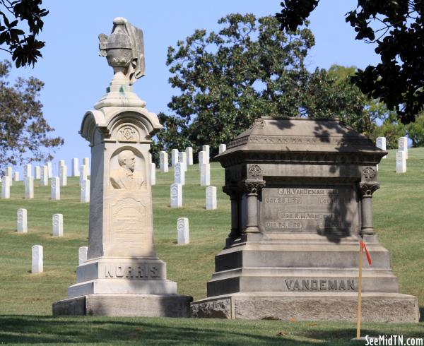 Chattanooga National Cemetery: Norris and Vandeman