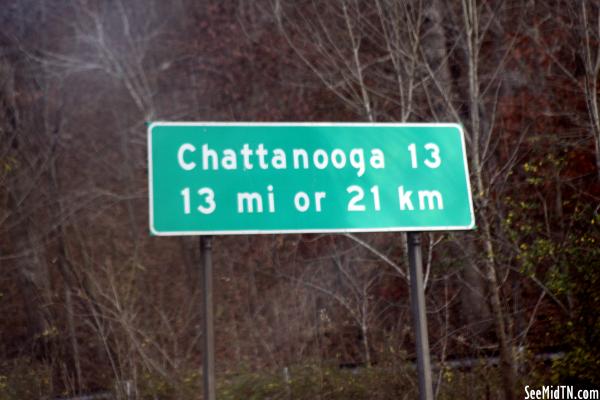 Chattanooga 13 Miles or 21 km