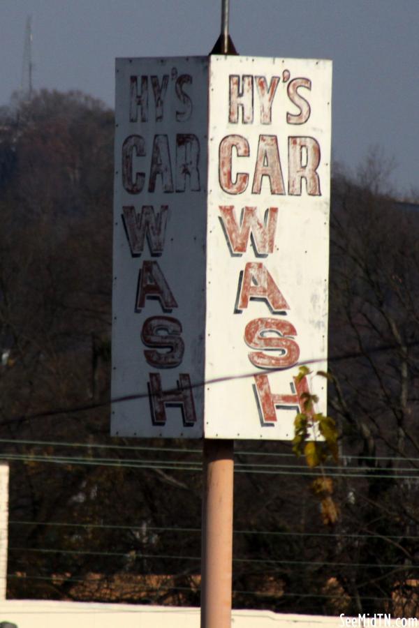 Hy's Car Wash Sign