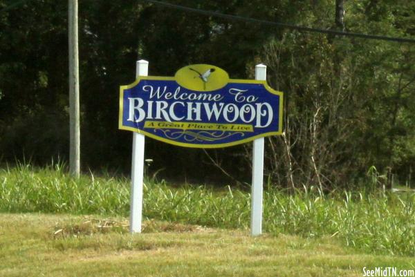 Birchwood, Welcome To sign