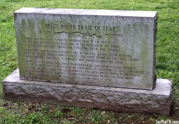 Lincoln: Bell's Route Trail of Tears