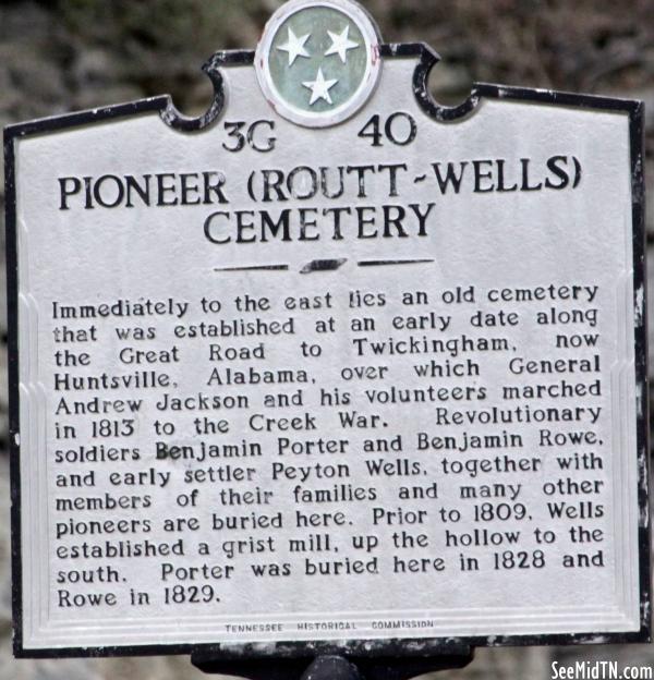 Lincoln: Pioneer (Routt-Wells) Cemetery