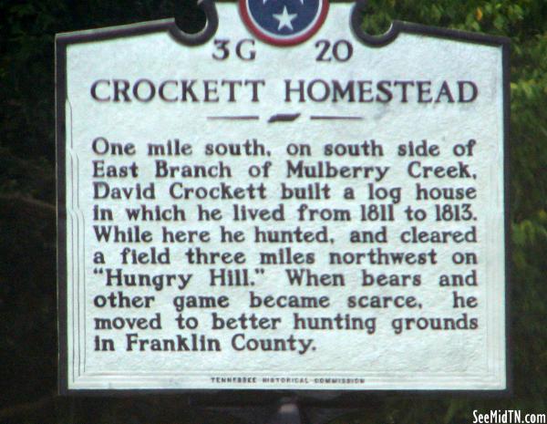 Moore: Crockett Homestead