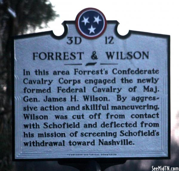 Marshall: Forrest &amp; Wilson