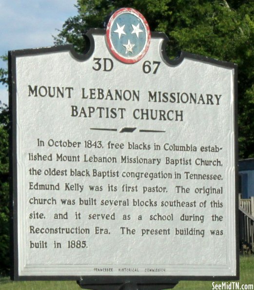 Maury: Mount Lebanon Missionary Baptist Church