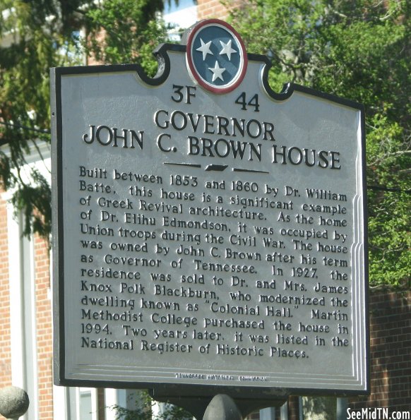 Giles: Governor Brown House