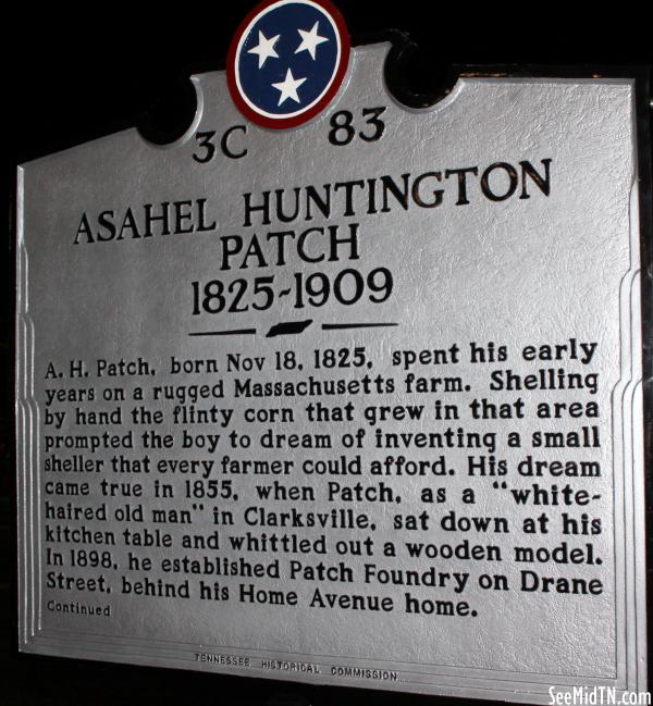 Asahel Huntington Patch 1925-1909