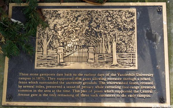Vanderbilt Stone Gateposts