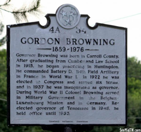 Carroll: Gordon Browning