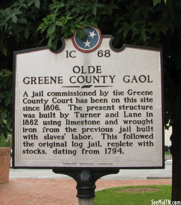 Greene: Olde Greene County Gaol