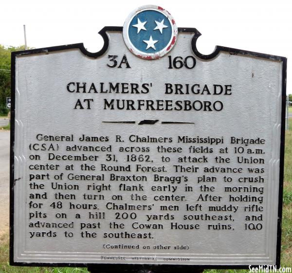 Chalmers' Brigade at Murfreesboro pt.1