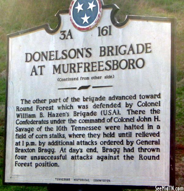 Donelson's Brigade at Murfreesboro
