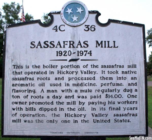 Hardeman: Sassafras Mill 1920-1974