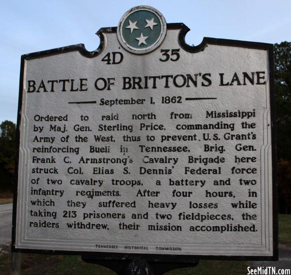 Madison: Battle of Britton's Lane