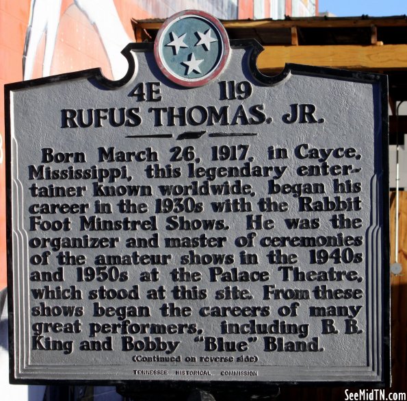 Shelby: Rufus Thomas, Jr. Pt.1