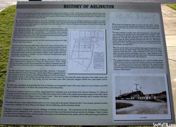 Shelby: Arlington, History of