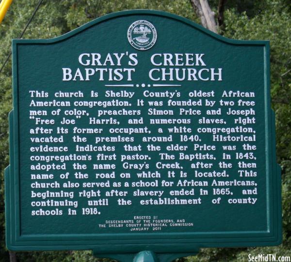 Shelby: Gray's Creek Baptist Church