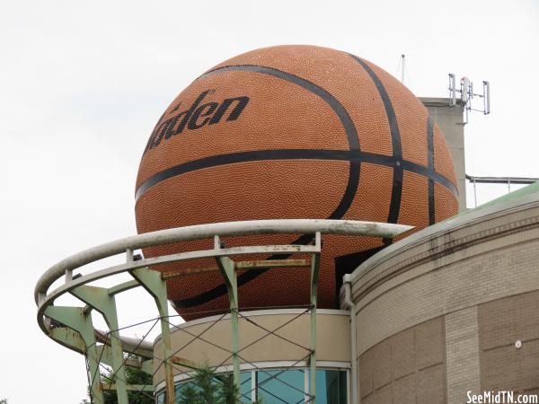 World's Largest Basketball at Women's Basketball Hall of Fame