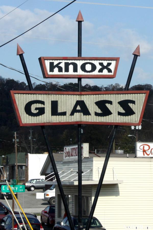 Knox Glass sign