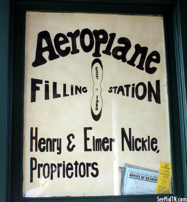 Aeroplane Filling Station sign