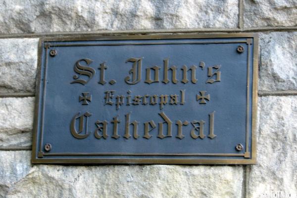 St. John's Episcopal Cathedral Plaque