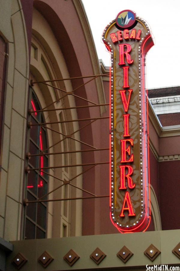 Regal Riviera Theater Sign