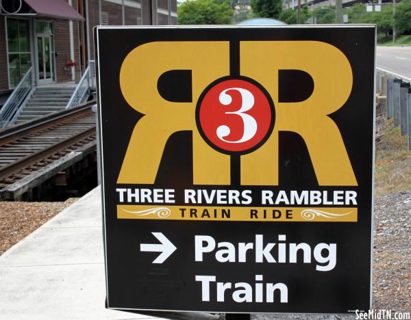 Three Rivers Rambler sign