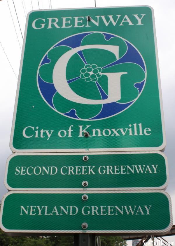 Knoxville Greenway sign