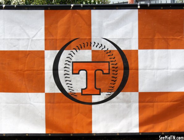 UT Baseball Flag along Todd Helton Dr.