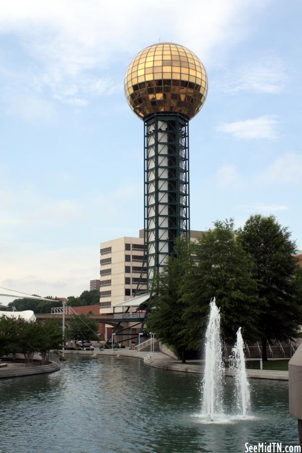 Sunsphere from the World's Fair Lake