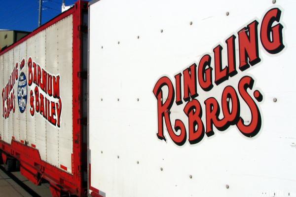 Ringling Brothers trailer