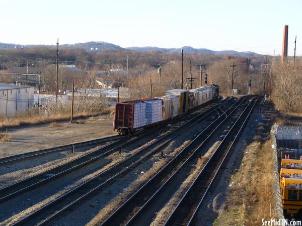 Gulch Train as seen from Church St. Viaduct