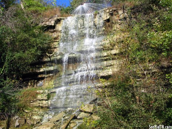 Mill Creek man-made waterfall