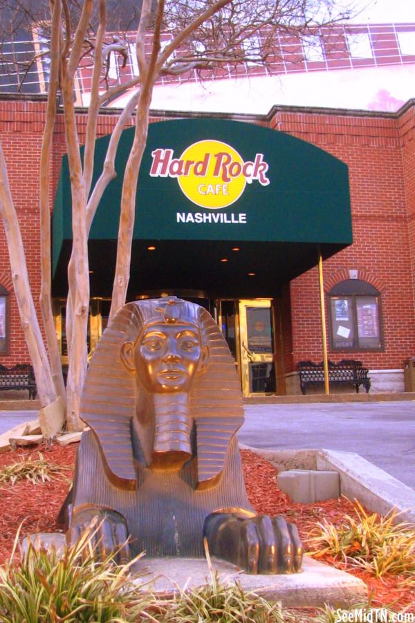 Hard Rock Cafe Entrance and Sphinx