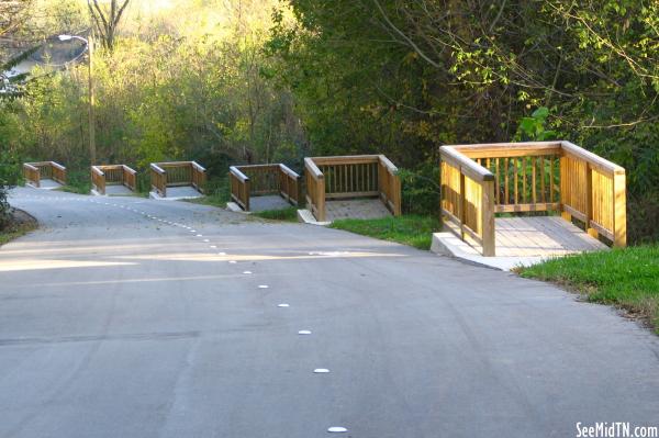 Stones River Rd. Greenway with Handicap stops
