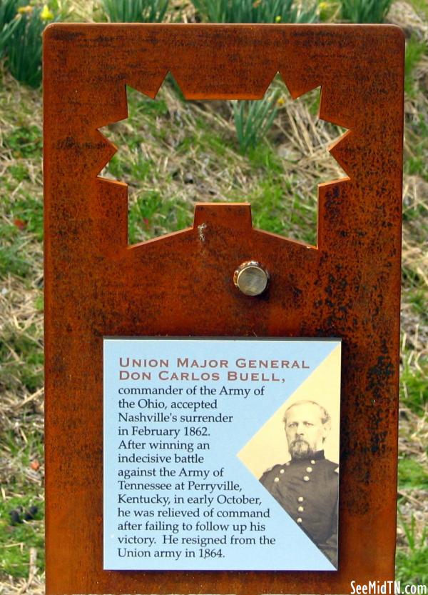 Ft. Negley: Union Major General Don Carlos Buell