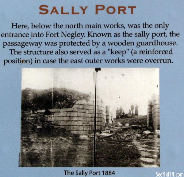 Ft. Negley: Sally Port