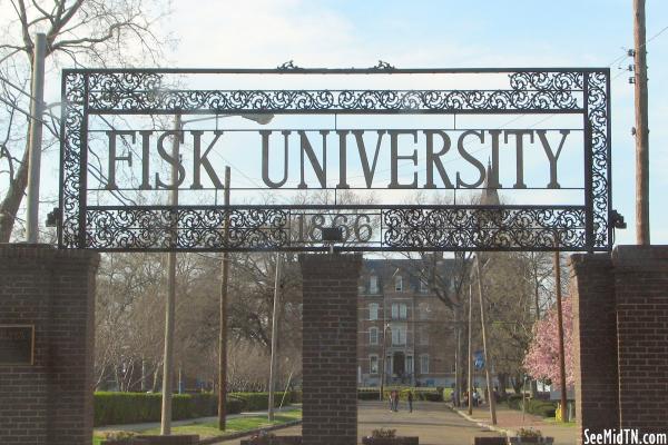Fisk University entrance sign