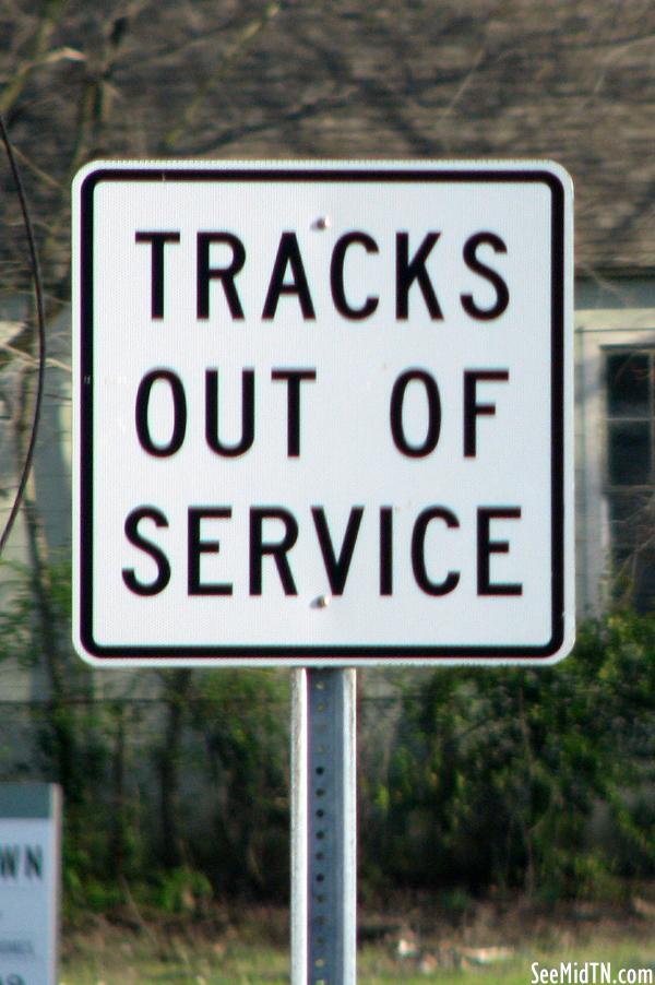 Tracks out of Service
